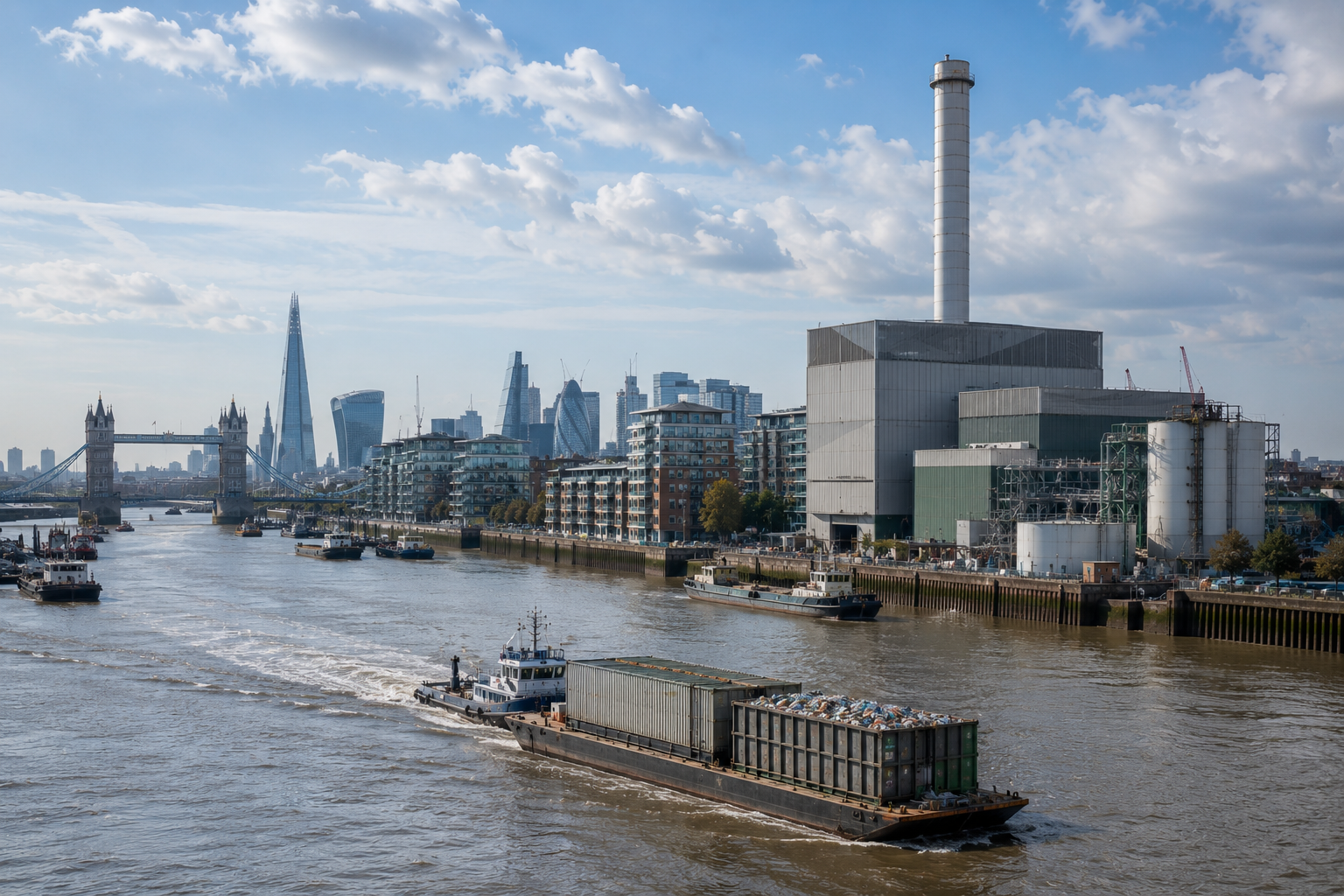 River Thames and Riverside Energy Park